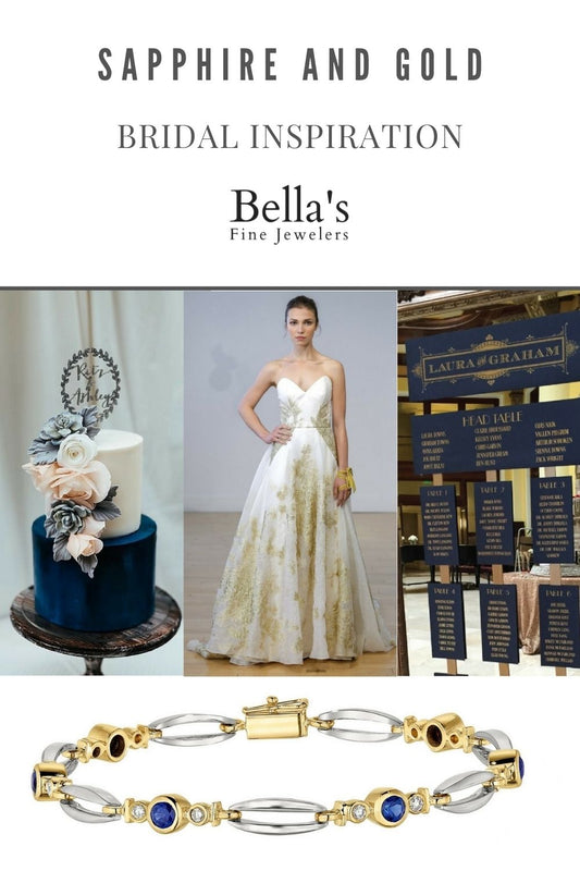Sapphire Blue and Gold Wedding Ideas