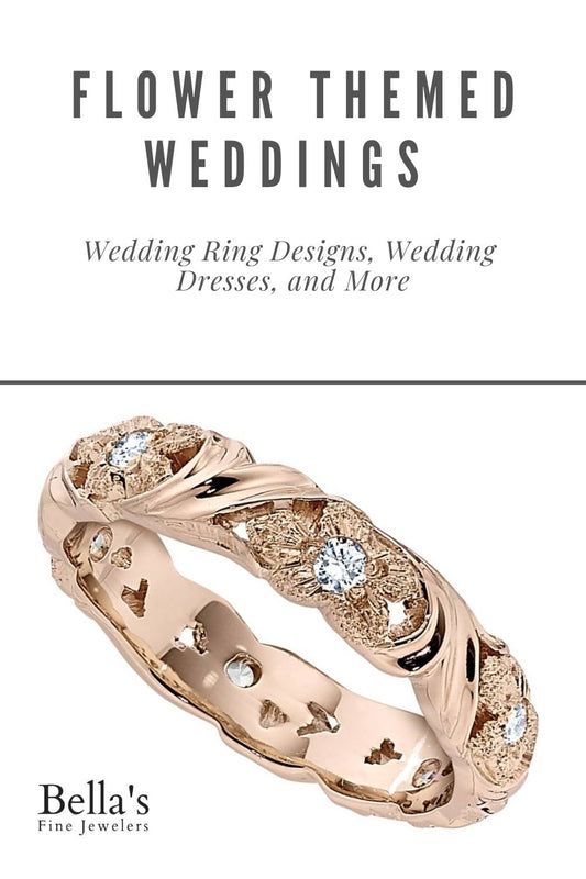 Love Wedding Florals? Flower Wedding Ring Designs, Wedding Dresses, and More