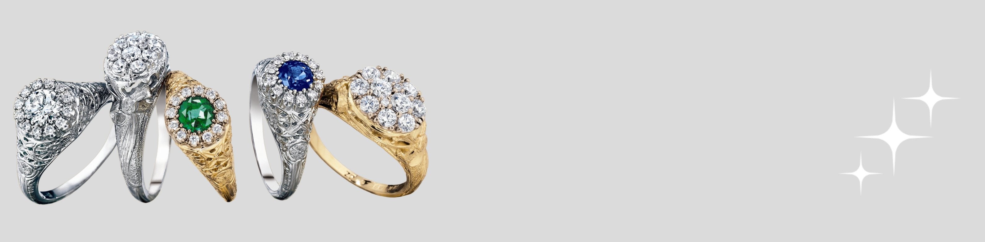 Jabel Oval Diamond Cluster Ring .93ctw