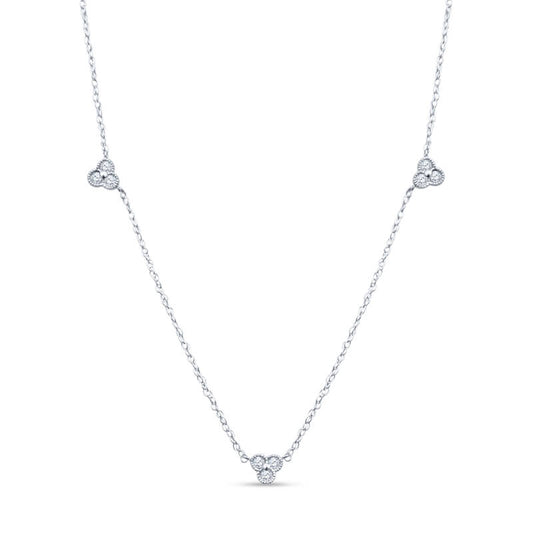 diamond cluster penants, diamond gold pendants, diamond station necklace