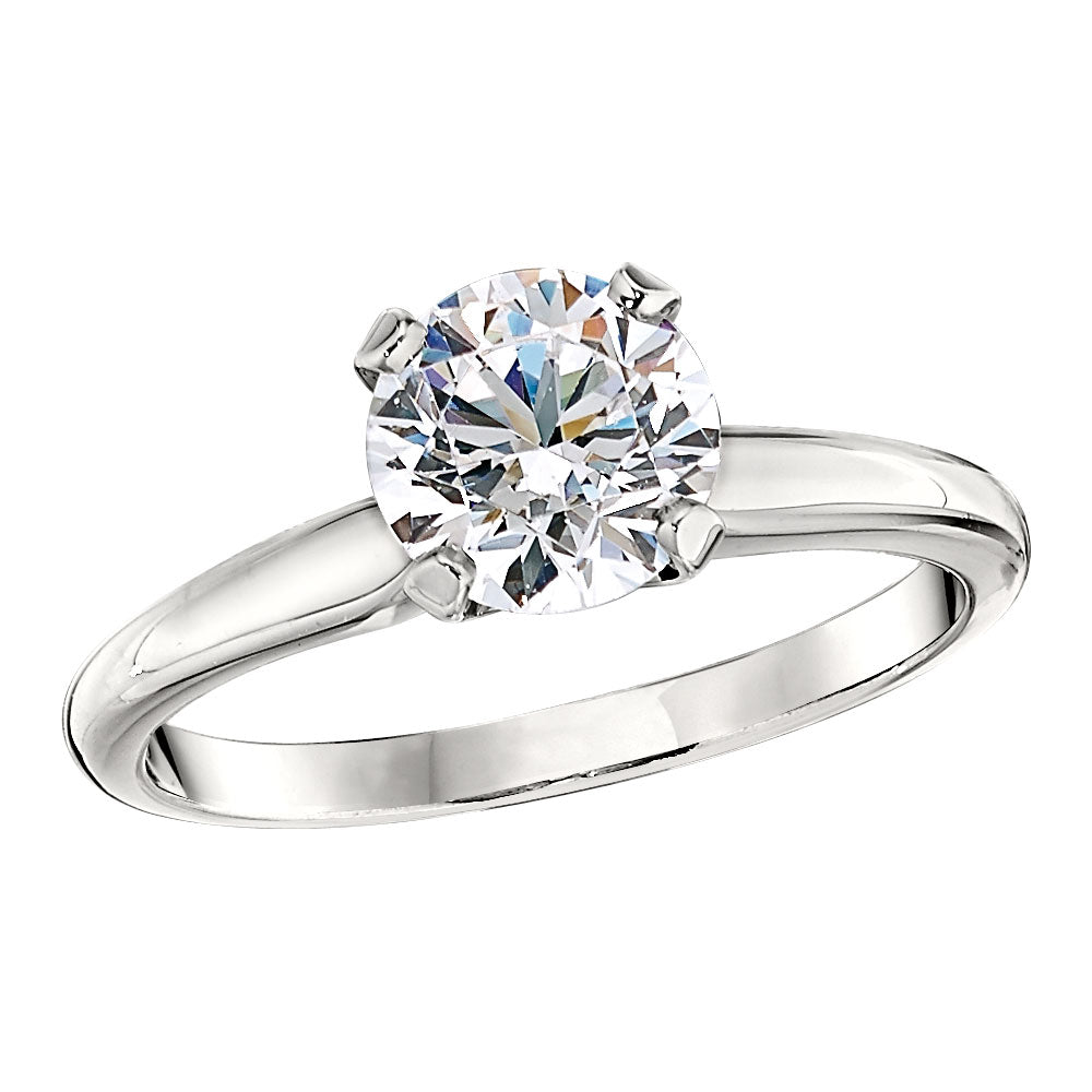 Classic 6 Prong Solitaire Engagement Ring Setting
