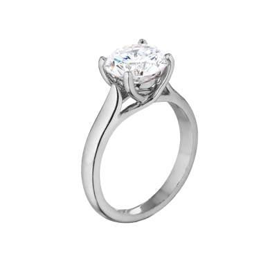Classic 2025 solitaire setting