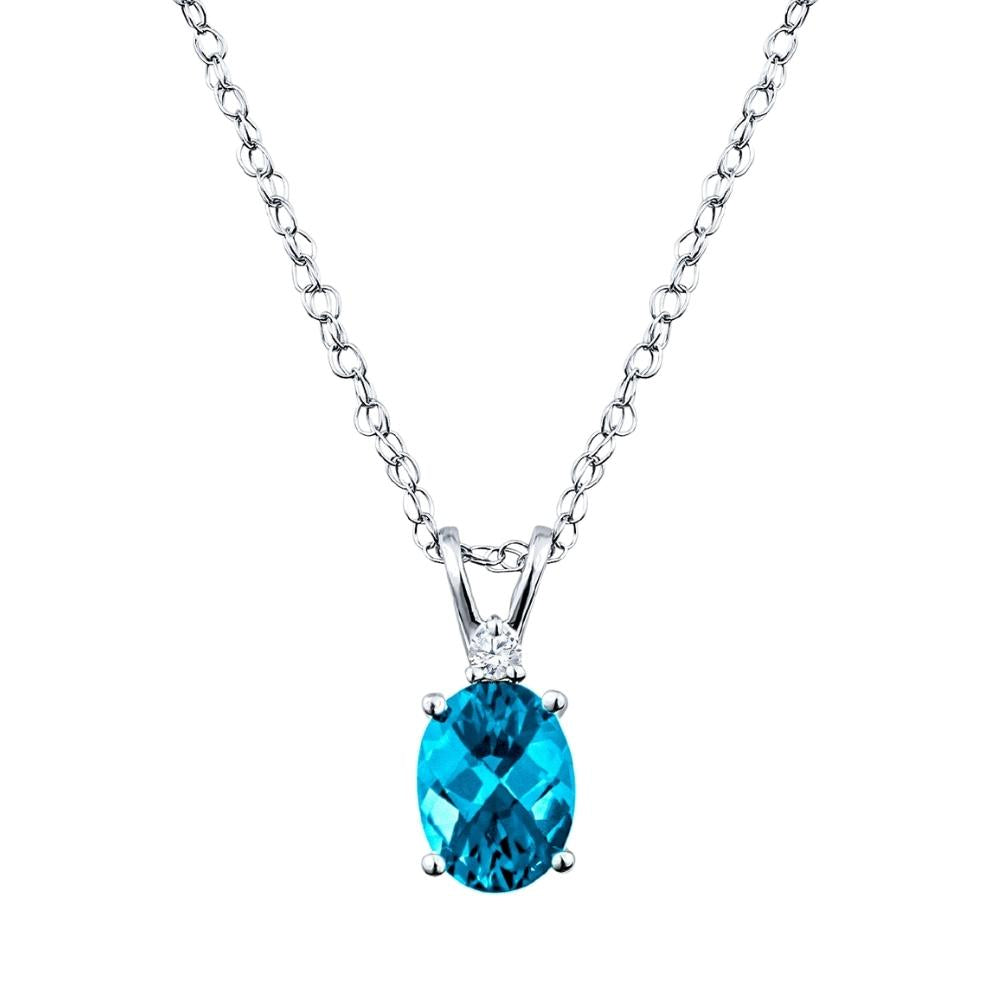 blue topaz pendant, blue topaz diamond pendant, blue topaz diamond gold pendant, simple gemstone pendants, fancy gemstone pendants