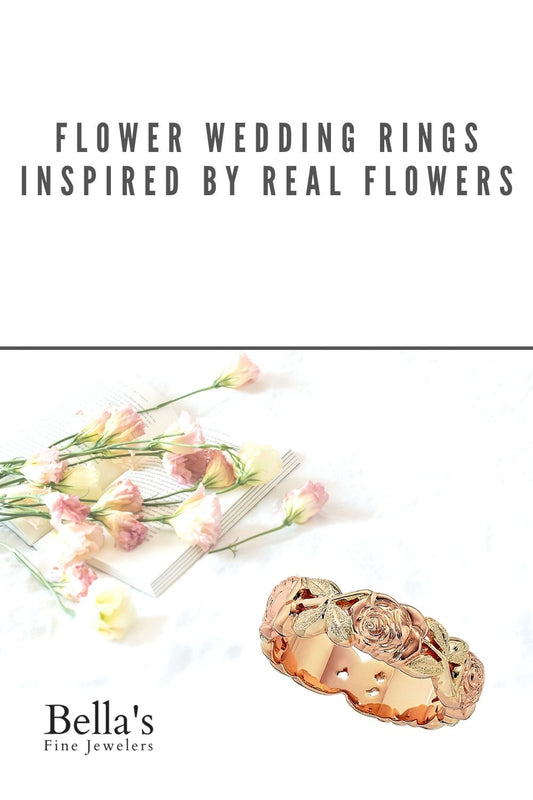 A Flower Wedding Ring Inspired By Real Flowers