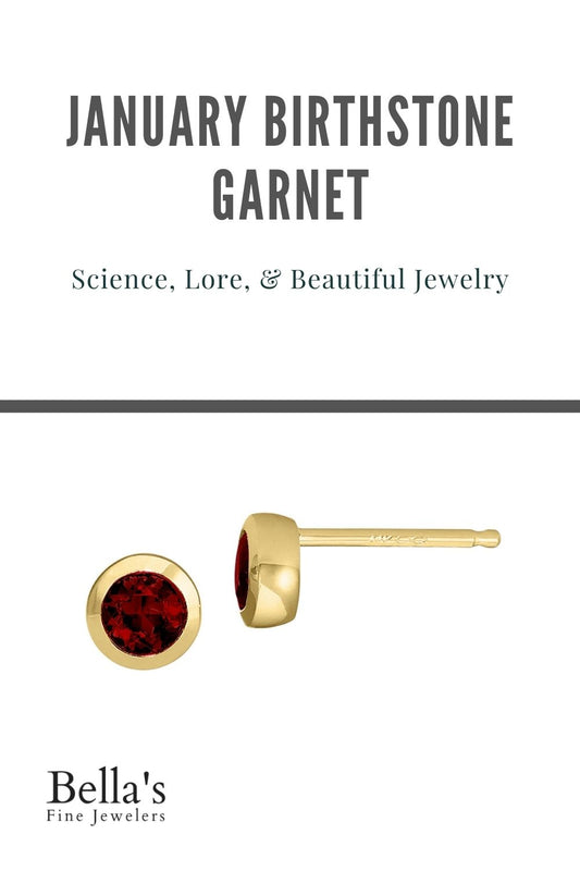 January Birthstone Garnet: Science, Lore, & Beautiful Jewelry