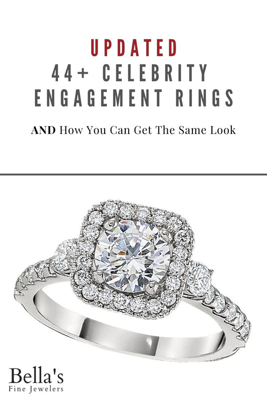 UPDATED 44+ Celebrity Engagement Rings (and how you can get their look)