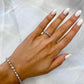 ladies diamond rings, stackable diamond rings