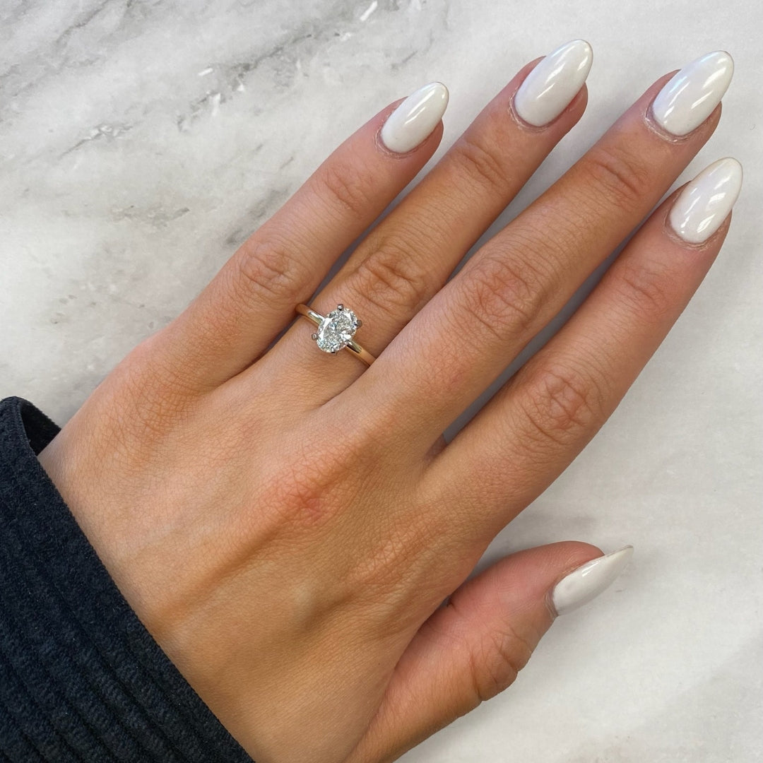 Women White Artificial Diamond Ring Jewelry Engagement | Fruugo QA