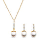 cultured pearl earrings, yellow gold pearl earrings