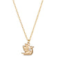 Micro Layering Necklaces 14KT Yellow Gold Dove Pendant Symbolic Jewelry Made in USA Jewelry 