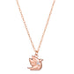 Micro Layering Necklaces 14KT Rose Gold Dove Pendant Symbolic Jewelry Made in USA Jewelry 