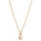 Symbolic Star Diamond Micro Pendant in 14KT