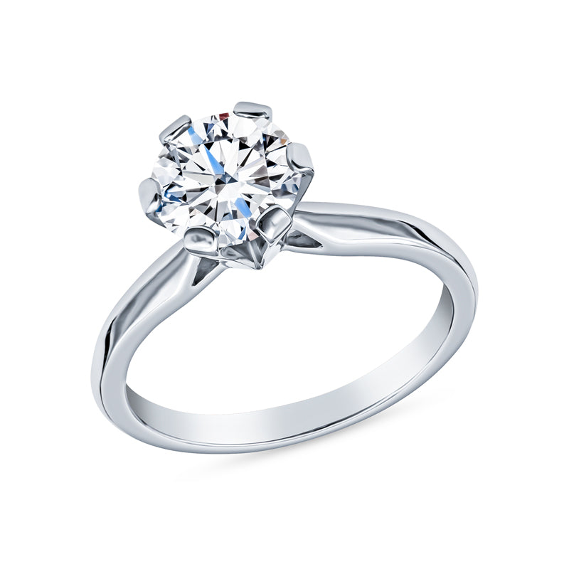 Classic Solitaire Ring Settings, solitaire engagement rings, old fashion engagement rings