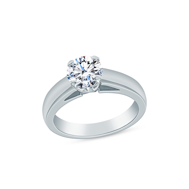 Classic Solitaire Ring Settings, modern solitaire engagement rings, simple engagement rings, plain engagement ring settings