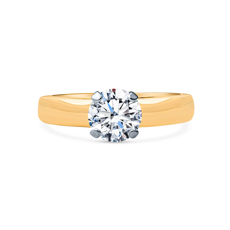 Classic Solitaire Ring Settings, modern solitaire engagement rings, simple engagement rings, plain engagement ring settings