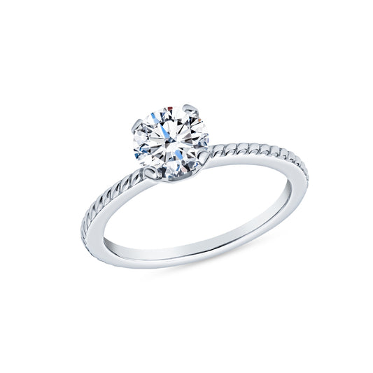 traditional engagement rings, classic engagement rings, round solitaire engagement rings, gold solitaire rings