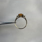 14K Citrine Diamond Ring, Gold Citrine Diamond Ring, Classic Gemstone Ring Gold