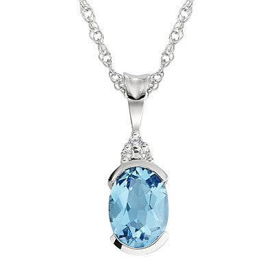 modern pendant, blue topaz pendant, modern necklace, blue topaz necklace, blue topaz and diamond pendant, blue topaz and diamond gold pendant