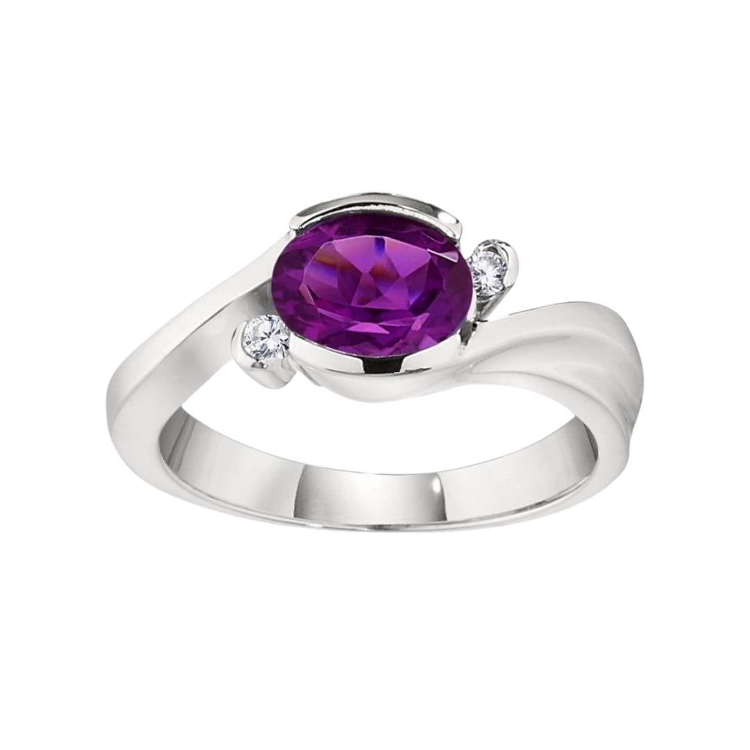 amethyst diamond ring, amethyst diamond gold ring, gold amethyst rings, modern amethyst ring, modern amethyst diamond ring, modern amethyst diamond gold ring