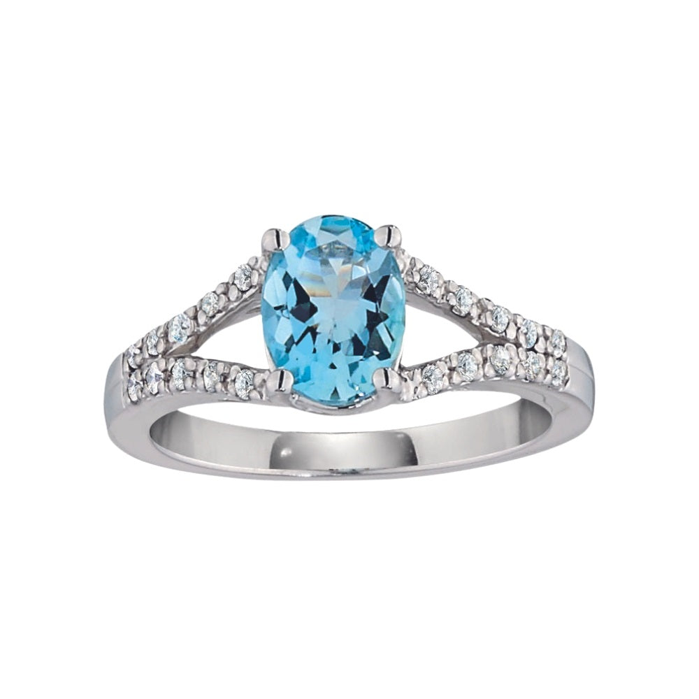 tear drop sided aquamarine diamond gold ring, aquamarine gold ring, aquamarine diamond gold ring