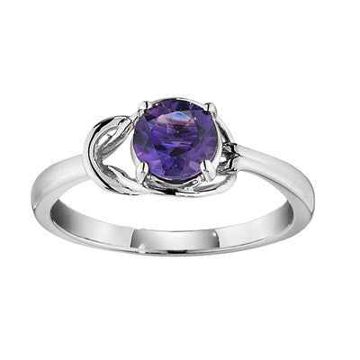 contemporary ring, modern ring, unique rings, amethyst ring, amethyst jewelry, knot gemstone ring, amethyst knot ring gold