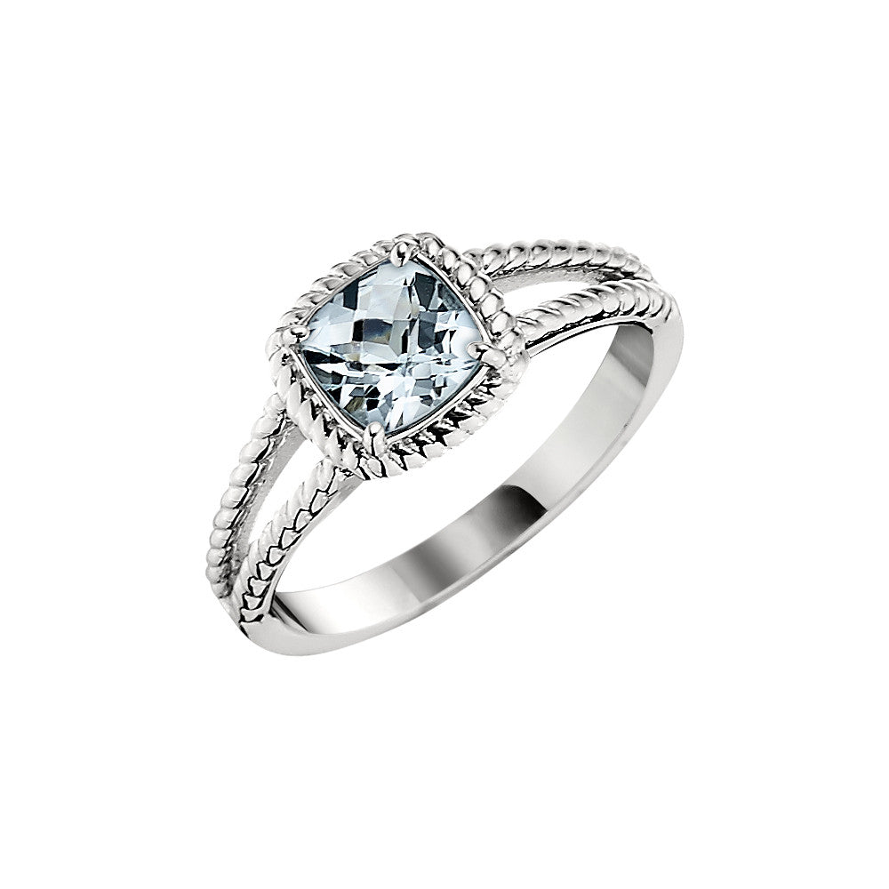 March Birthstone, Aquamarine Halo Ring, aquamarine gold ring, aquamarine white gold ring