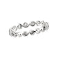 stackable rings, diamond eternity bands, stackable wedding bands