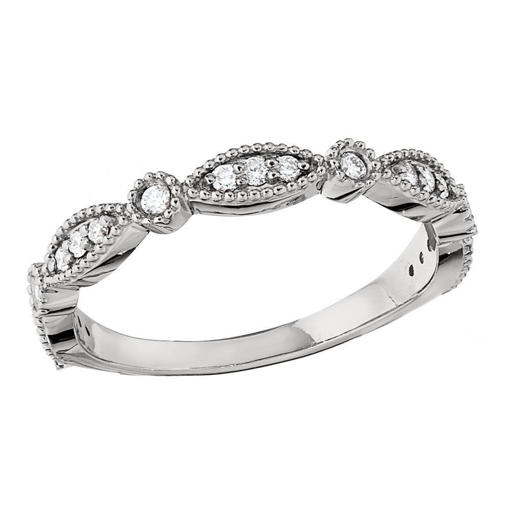 old fashion diamond rings, intricate diamond bands, vintage stackable diamond bands, romantic wedding bands