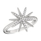 diamond starburst ring, diamond gold ring, diamond gold star ring, diamond symbolic jewelry