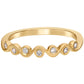 playful stackable wedding bands, bezel wedding bands, nontraditional wedding bands, swirly wedding bands