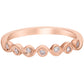 playful stackable wedding bands, bezel wedding bands, nontraditional wedding bands, swirly wedding bands