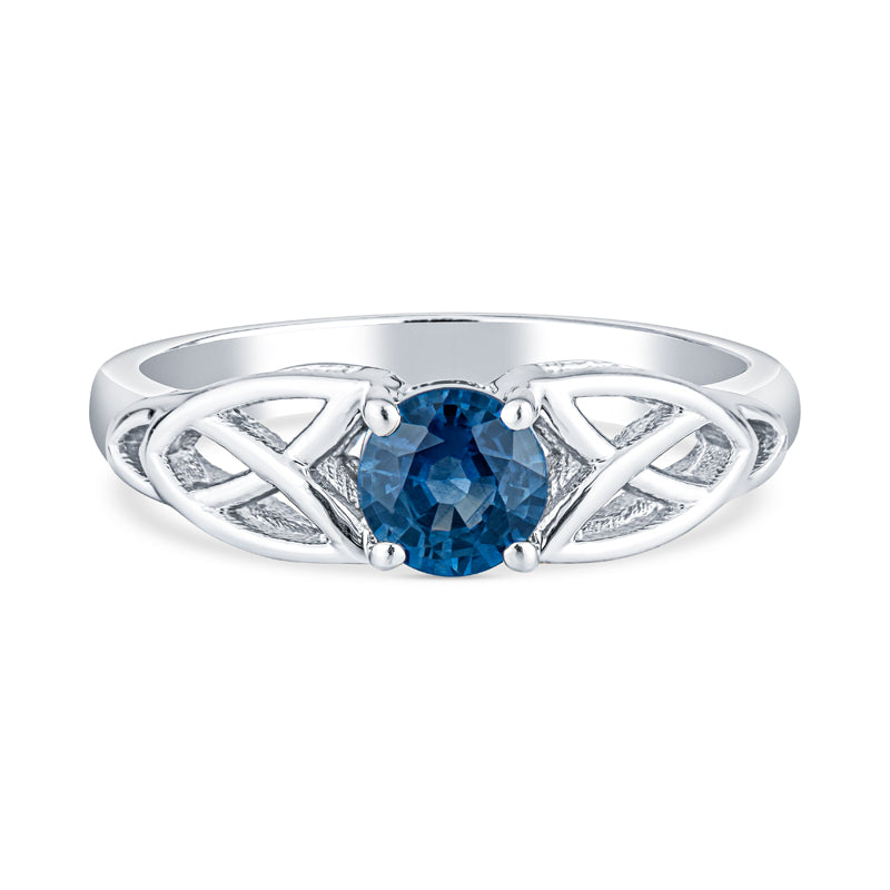 Trinity Knot Sapphire Ring