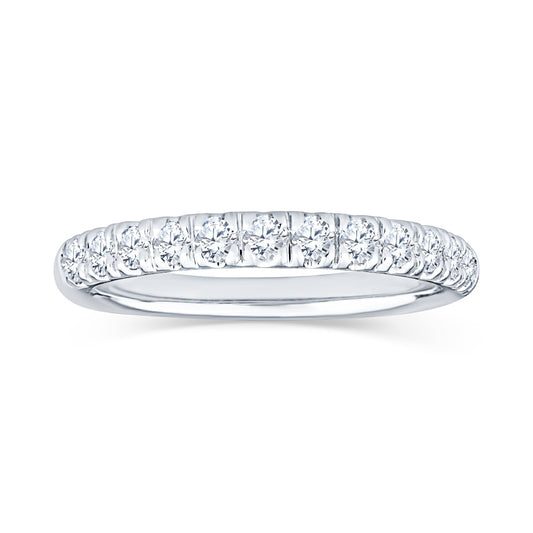 wedding rings for men and women, plain diamond bands, flush diamond bands