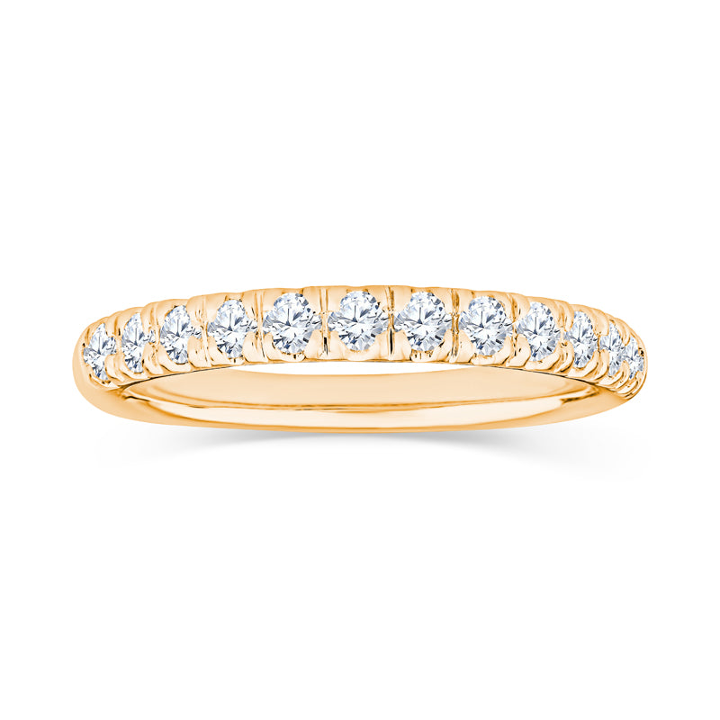 wedding rings for men and women, plain diamond bands, flush diamond bands
