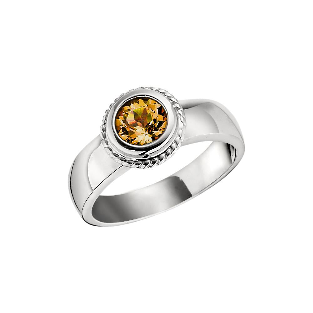 November Birthstone, Citrine Halo Ring, citrine birthstone, citrine gold ring, citrine white gold ring