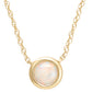 modern gemstone necklace, modern bezel opal necklace, modern opal necklace, solitaire gemstone necklace