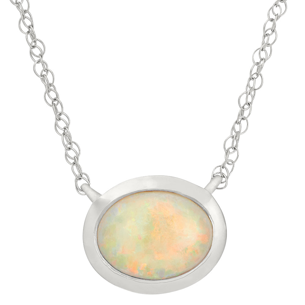 modern opal jewelry, opal bezel necklace, opal gold jewelry, modern gold opal jewelry