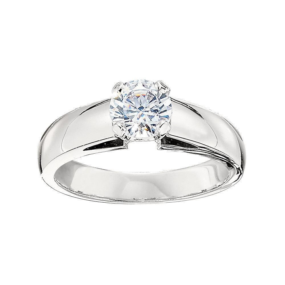 Classic Solitaire Ring Settings, modern solitaire engagement rings, simple engagement rings, plain engagement ring settings