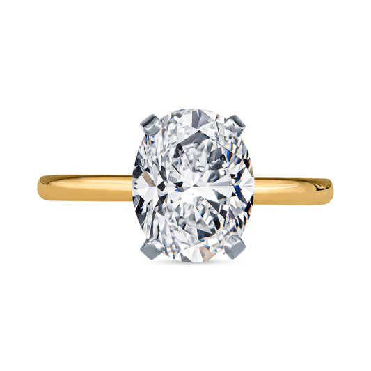 traditional engagement rings, classic engagement rings, round solitaire engagement rings, gold solitaire rings