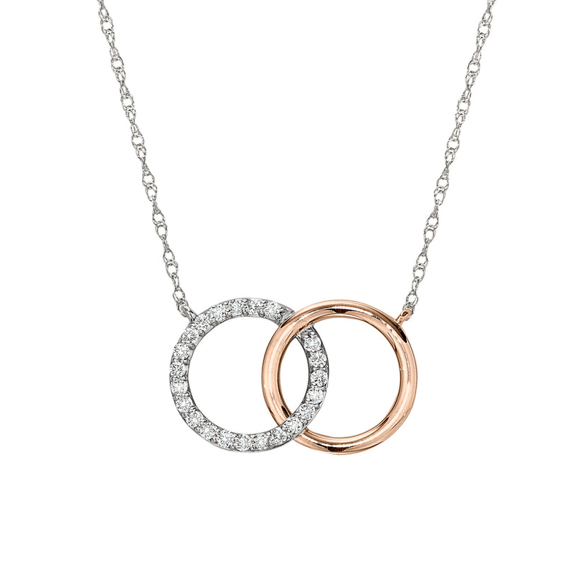 Interlocking Diamond Circle Necklace – Bella's Fine Jewelers