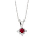 ruby birthstone jewelry, ruby and diamond gold necklace, ruby and diamond gold pendant, ruby gold necklace, ruby gold pendant