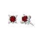 diamond and ruby earrings, ruby and diamond earrings, made in USA jewelry, david connolly jewelry, engel brothers