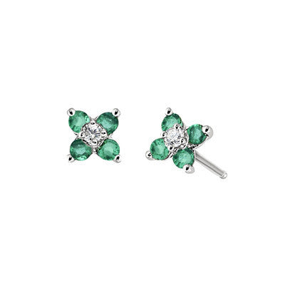 may birthstone jewelry, emerald birthstone earrings, Emerald Earring, Emerald Earring, flower earring, flower earring, diamond and emerald jewelry