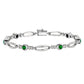 Emerald and Diamond Tennis Bracelet, Modern Tennis Bracelet, Gemstone Tennis Bracelets, Emerald and Diamond Tennis Bracelet