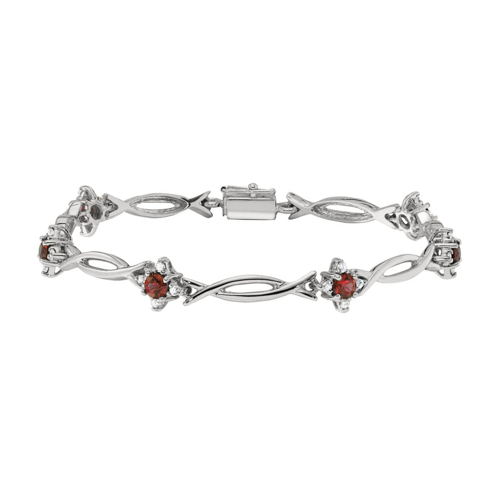 gemstone bracelet, women's tennis bracelets, ruby and diamond bracelet