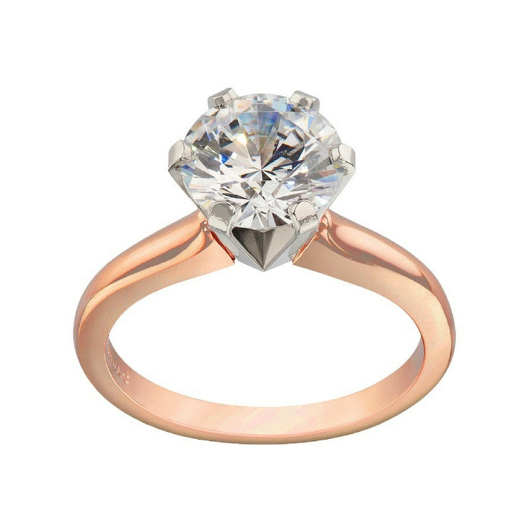 Classic Solitaire Ring Settings, rose gold engagement rings, solitaire engagement rings