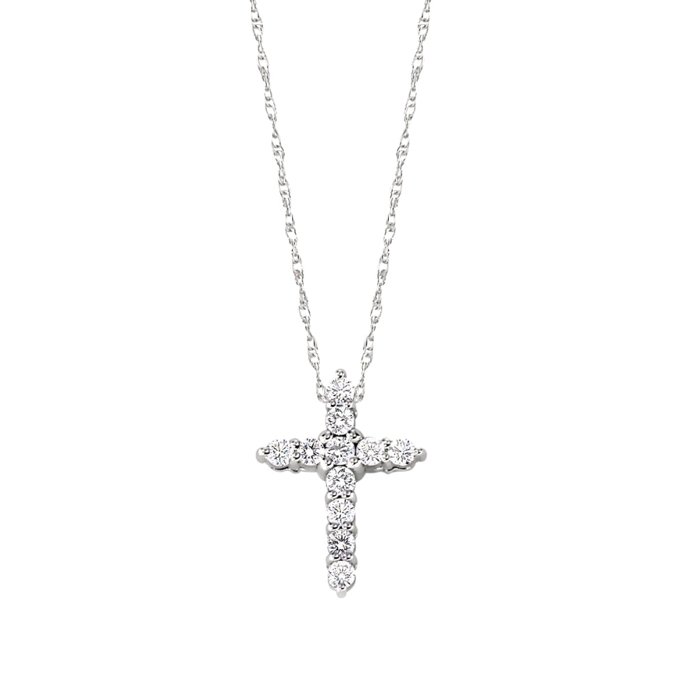 diamond cross necklace, diamond cross pendant, cross jewelry, diamond cross jewelry