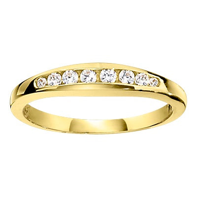 yellow gold diamond bands, channel set wedding bands, matching wedding bands, simple diamond bands