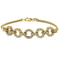 Jabel Vintage Diamond Bracelet, Vintage Diamond Bracelets, Diamond Circle Bracelet, Add-A-Section Bracelets