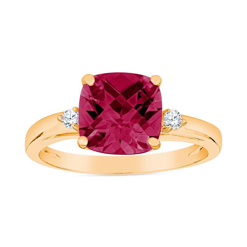 rhodolite garnet rings, rhodolite rings, rhodolite garnet diamond rings, rhodolite diamond rings, cushion gemstone rings